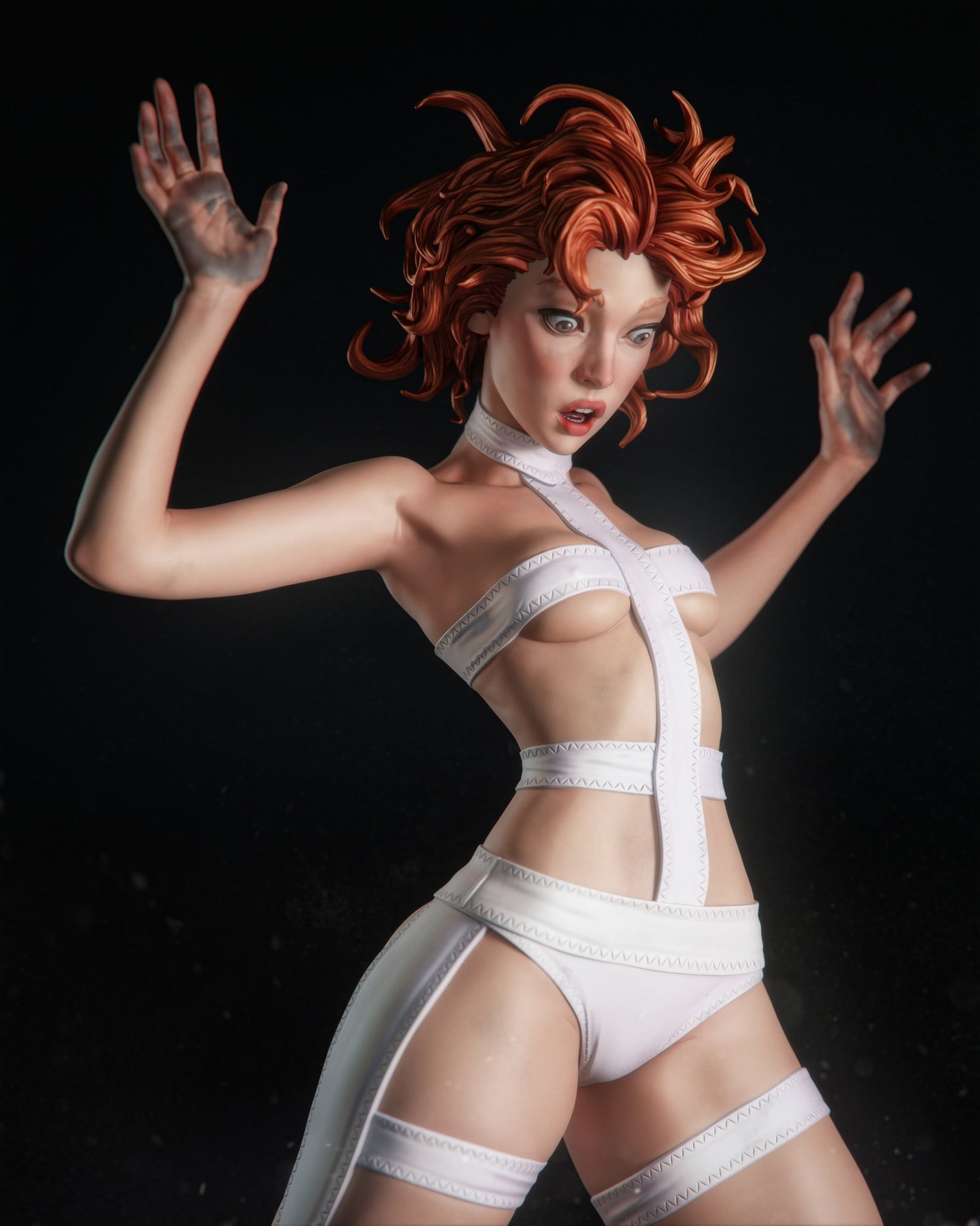 Leeloo - 3D Printed Model Statue - 9 Scale and 6 Scale