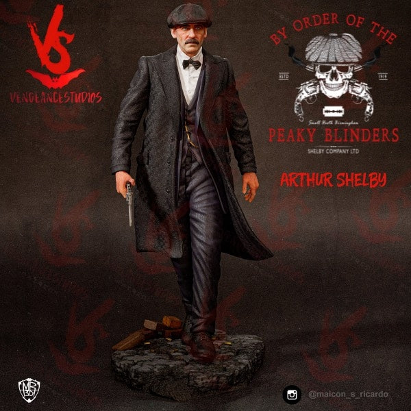 Arthur Shelby (Fan Art) Peaky Blinders - 6th or 10th scale - 3D Print Kit