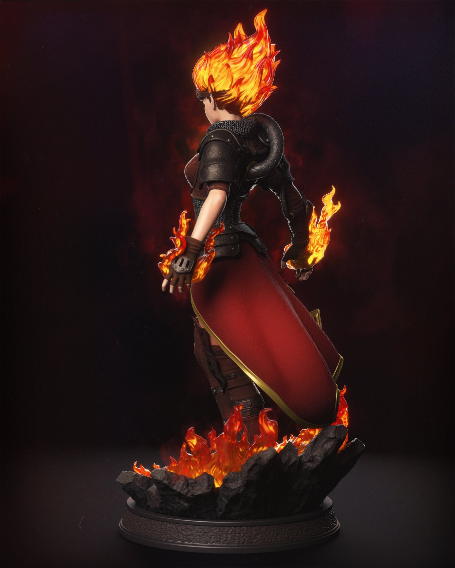 Chandra - 9 and 6 Scale 3D Printed Statue Model Kit