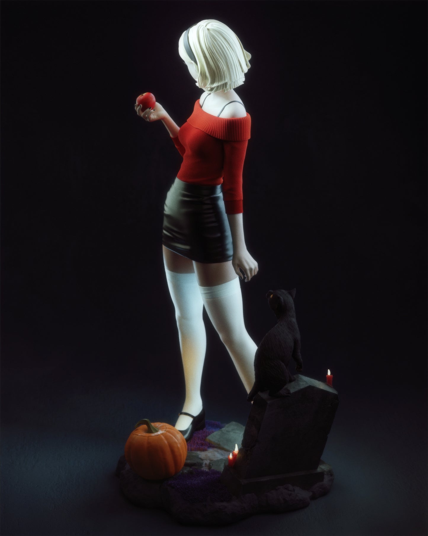 Sabrina - 3D Printed Model Kit - 9 and 6 Scale Statue