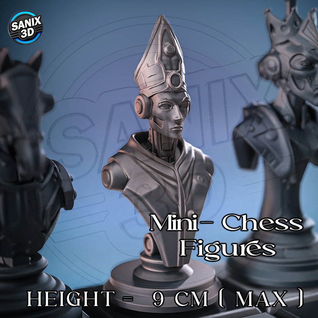 SCI FI CHESS SET - 3D Printed Resin Set