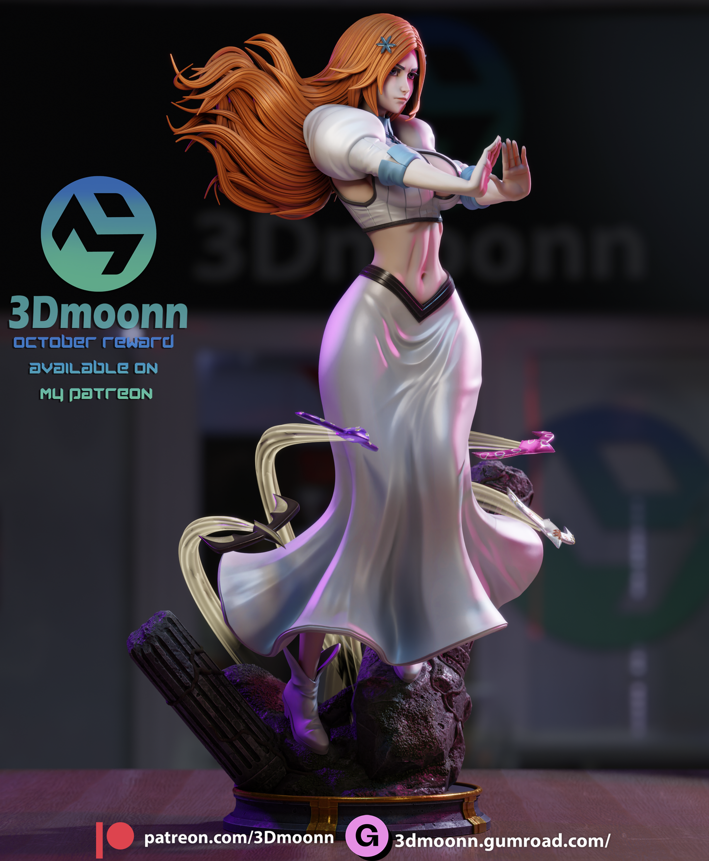 Orihime Inoue (Bleach) - 3d Printed 1:6 model kit