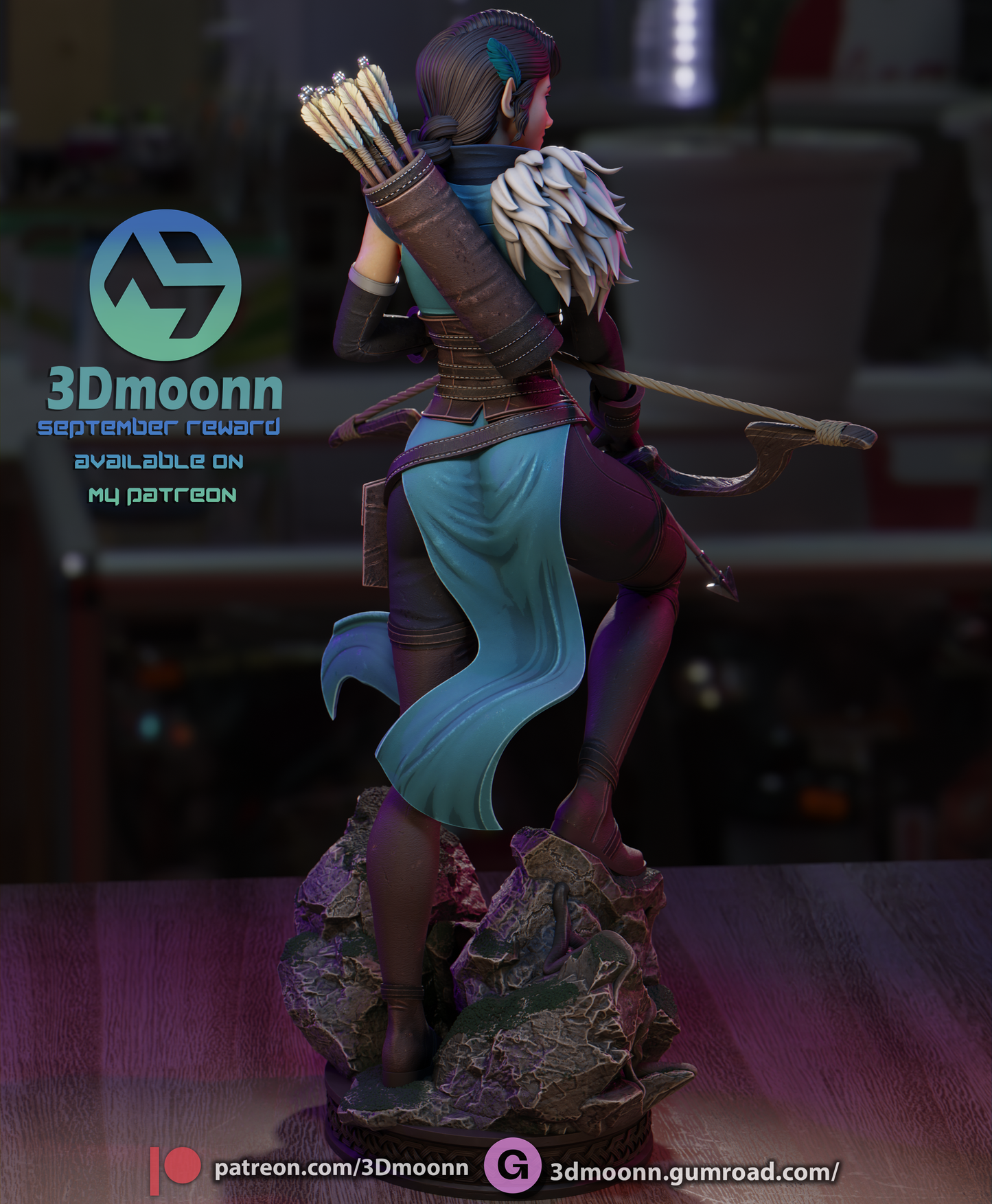 Vex (Vox Machina)- 3d Printed 1:6 model kit
