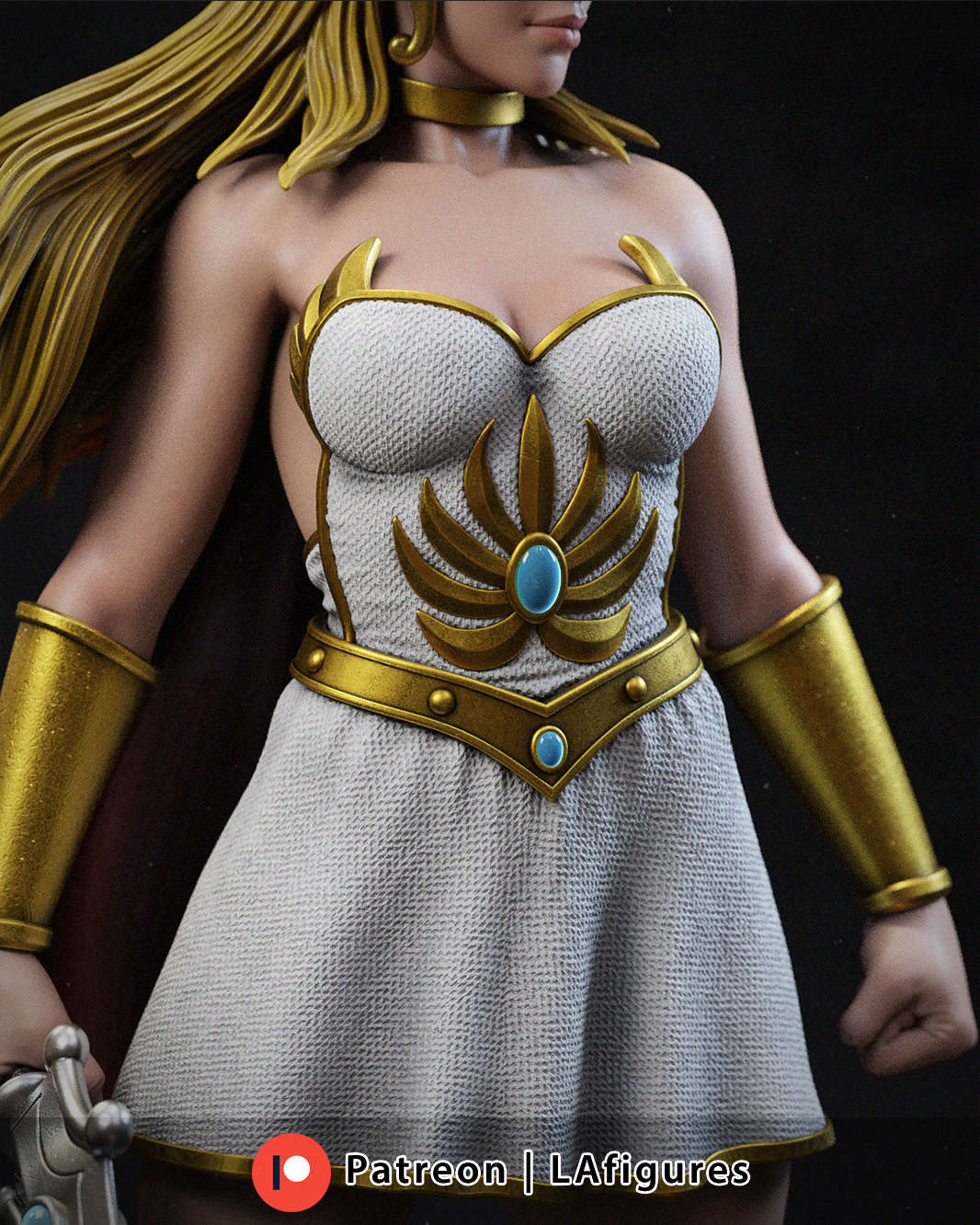 She-ra (He-Man) Statue - Fan Art 10 or 12 scale 223mmmm - 3D Print