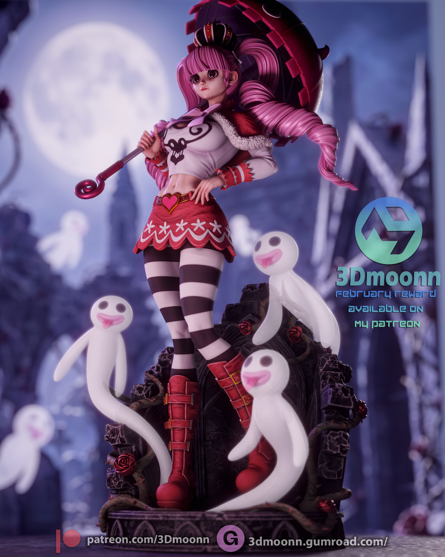 Perona (One Piece) - 1:6 model kit (Fan Art)