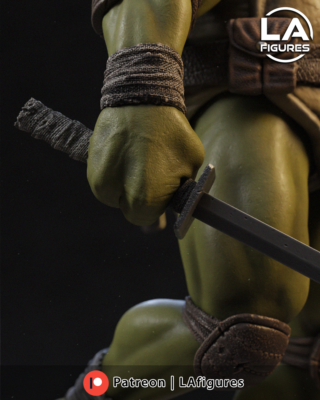 Leonardo (TMNT) Statue - Fan Art 10 Scale (210mm) 3D Print Kit