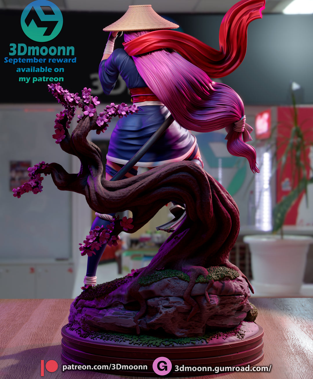 Psylocke Sculpt - 1:6 scale 3d Printed kit