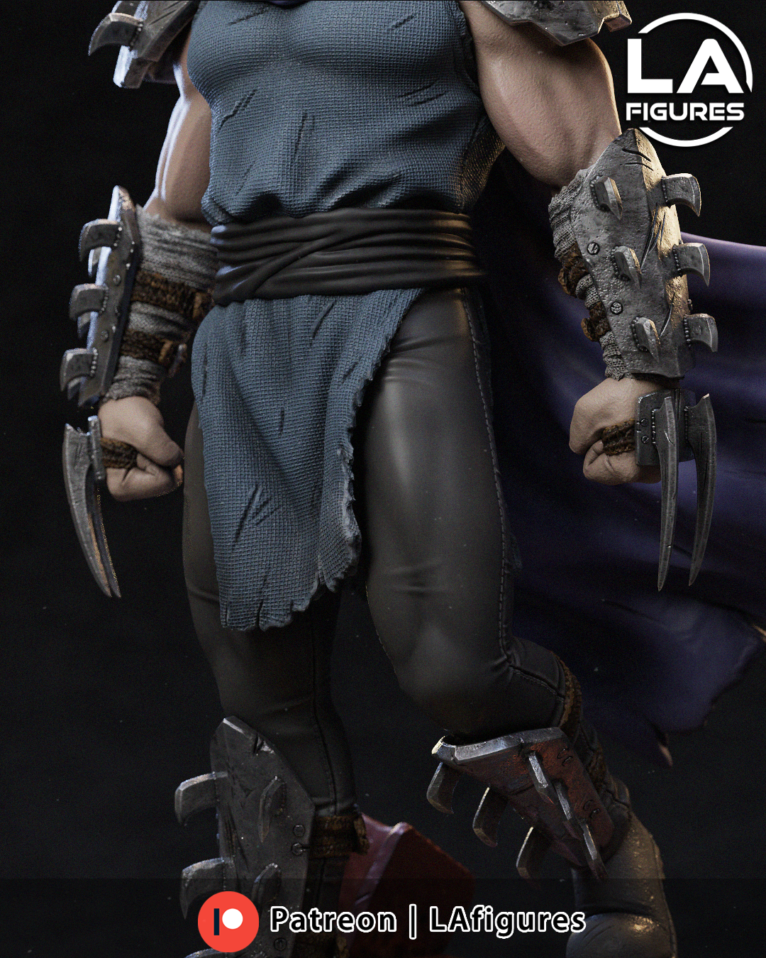 Shredder (TMNT) Statue - Fan Art 10 Scale (222mm) 3D Print Kit