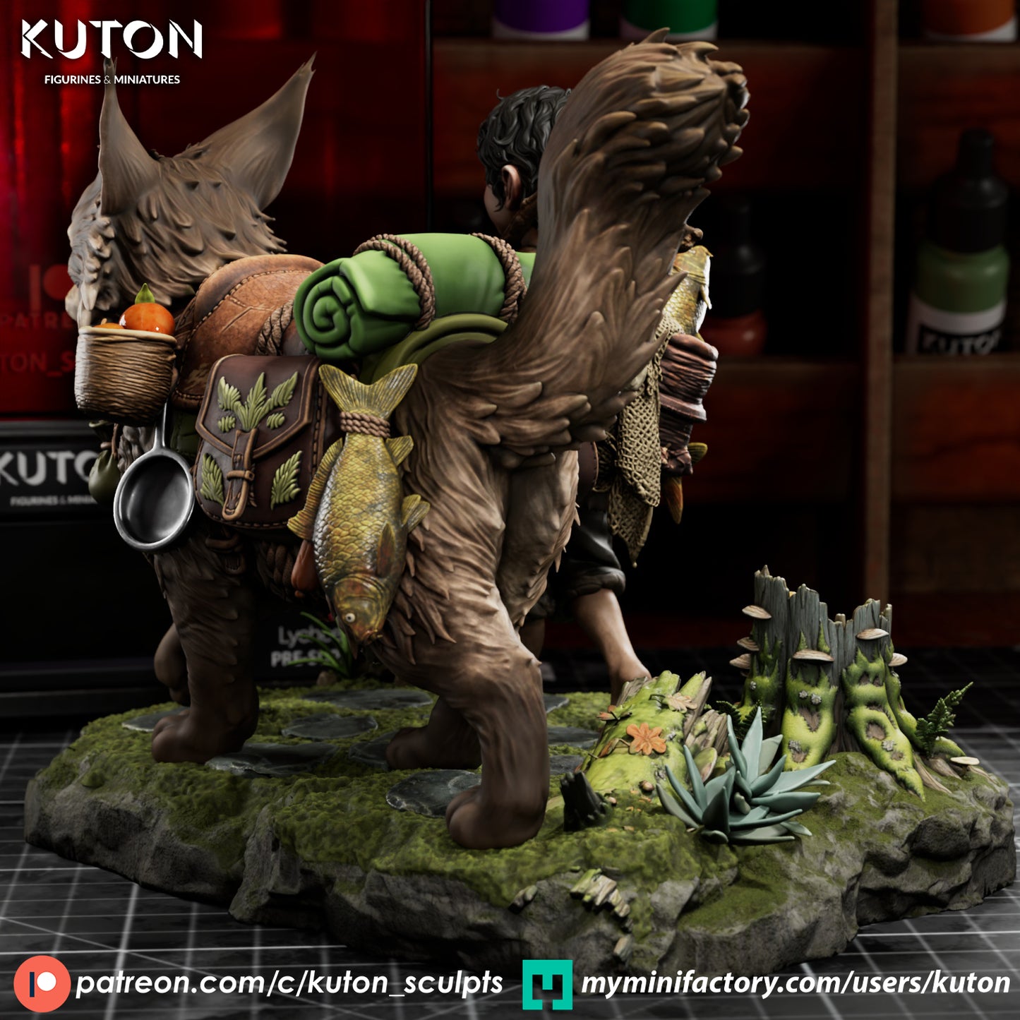 Wayferers 3D Printed Statue - Miniature and 10 Scale available