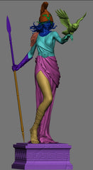 Athena 3D Printed Statue - Unpainted and Unassembled 4th, 9th and 12th Scale