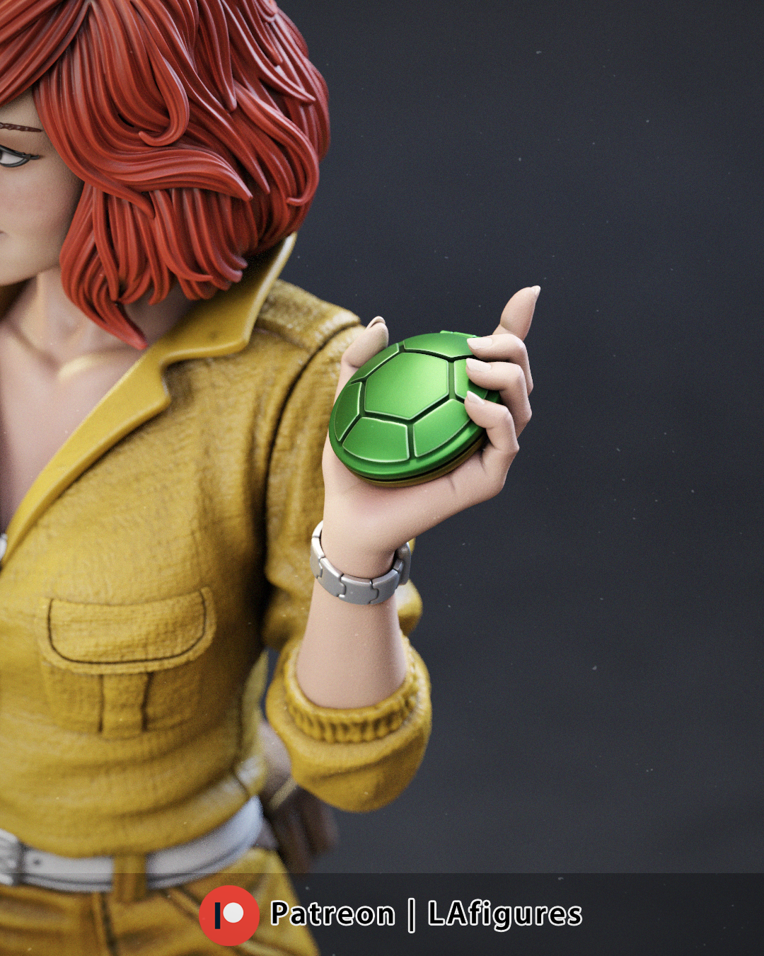 April O'Neil (TMNT) Statue - Fan Art 10 Scale (210mm) 3D Print Kit