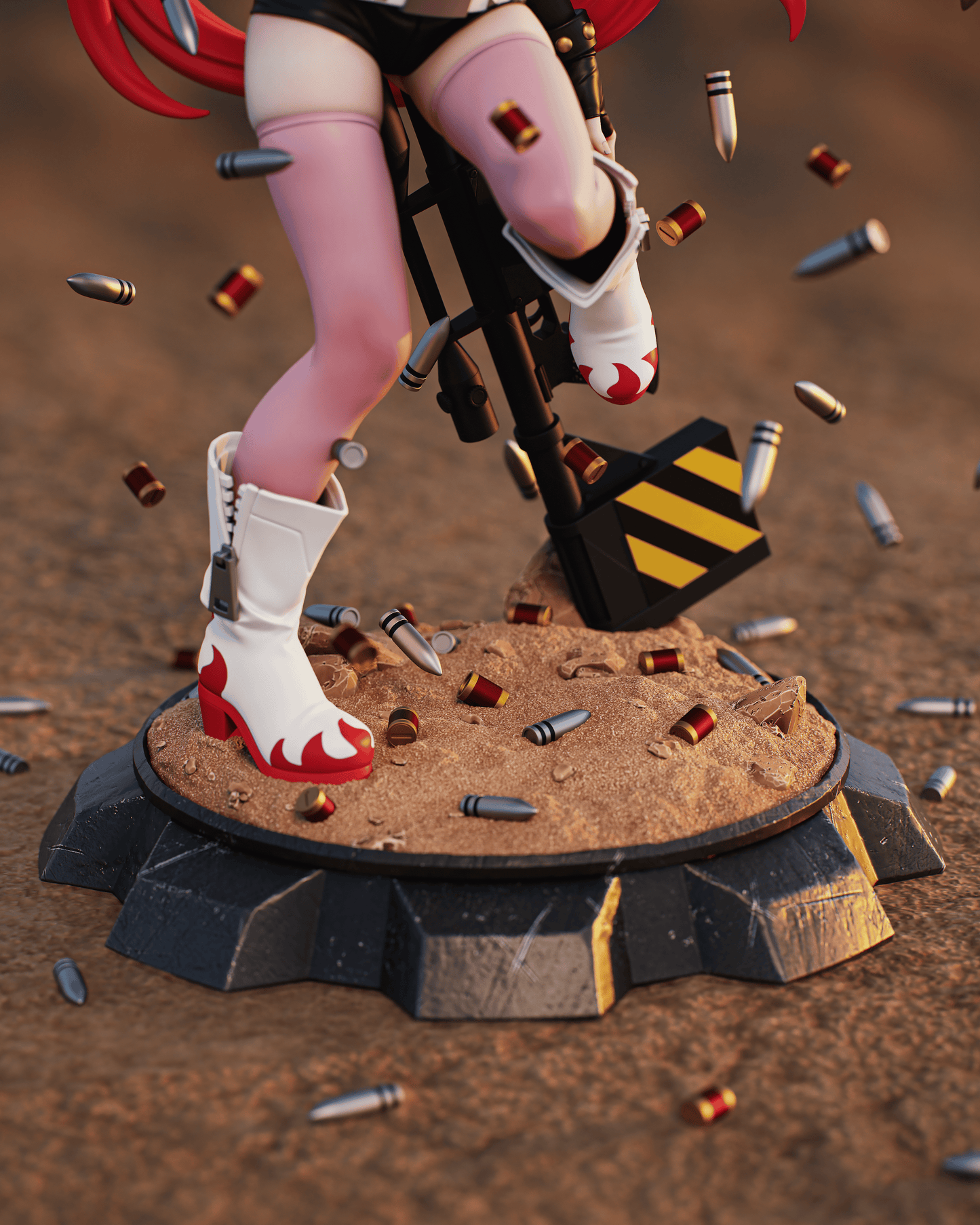 Yoko Littner (Gurren Lagann) - 3D Printed Model Kit - 1:6 scale