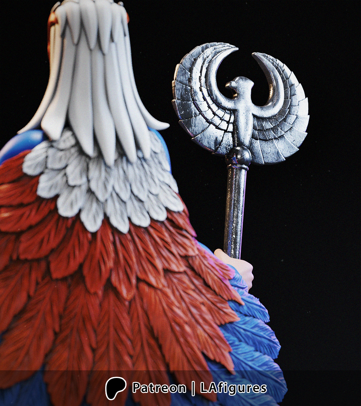 Sorceress Statue - 1:10 - 3D Print Fan Art Model Kit