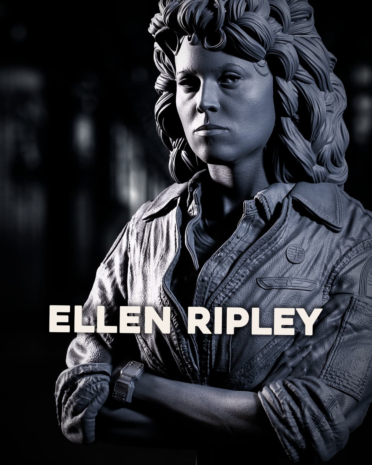Ellen Ripley (Alien) Bust - 118mm to 236mm 3D Print (Fan Art) – ModelShack