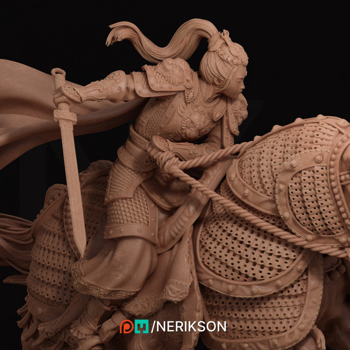 Kwan Yen 3D Print - Unpainted and Unassembled