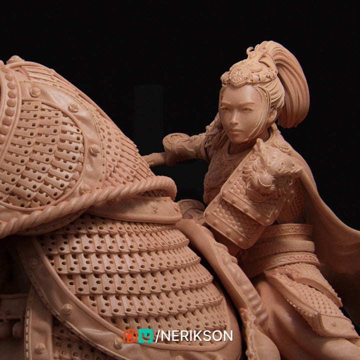 Kwan Yen 3D Print - Unpainted and Unassembled