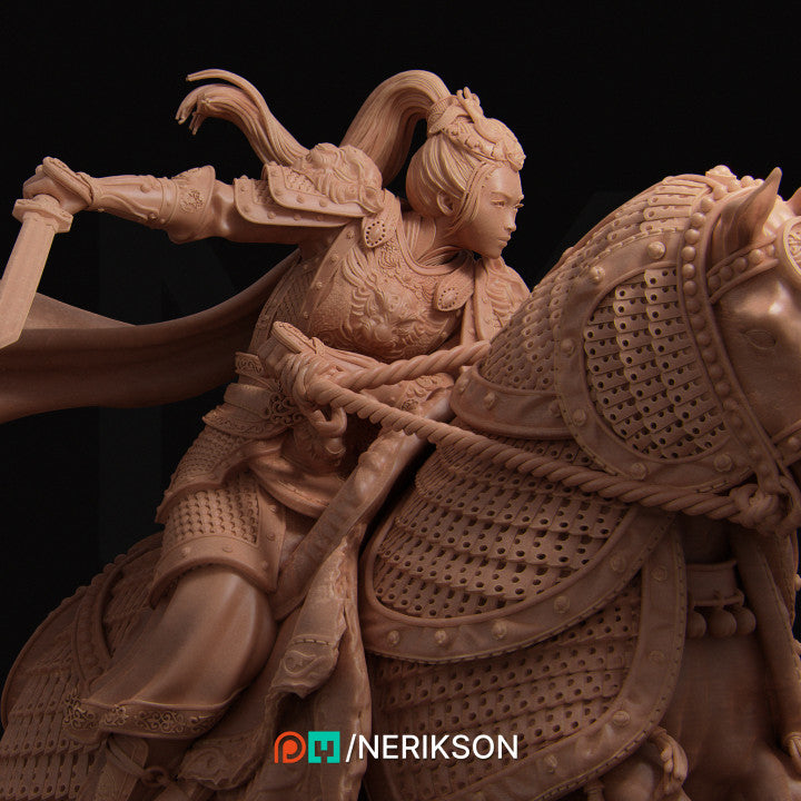 Kwan Yen 3D Print - Unpainted and Unassembled