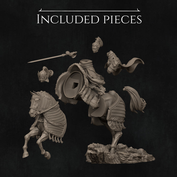 Kwan Yen 3D Print - Unpainted and Unassembled