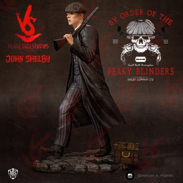 Ready to Post -1:10 - John Shelby Peaky Blinders - Unpainted and Unassembled