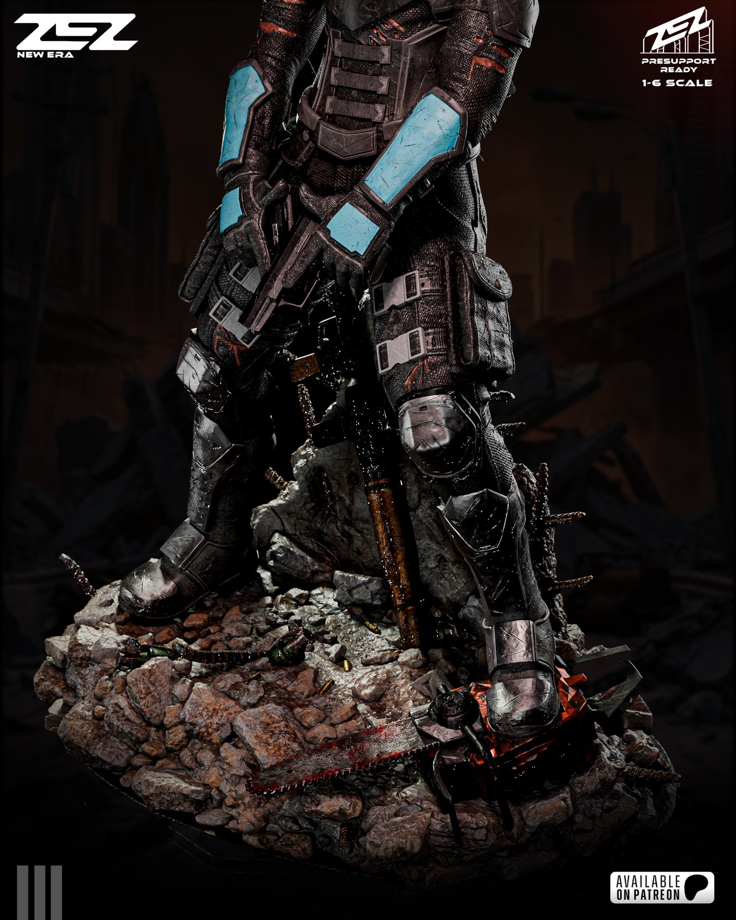 Vigilante 3D printed model kit Statue Bust 6 scale