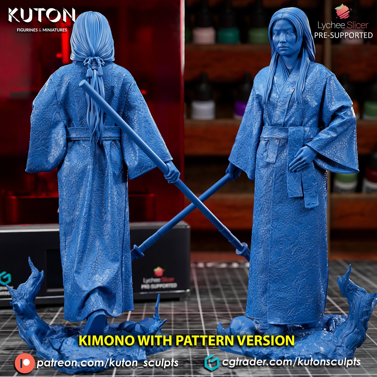 Ready to Post -1:10 - Lady Toda Mariko  - Unpainted and Unassembled