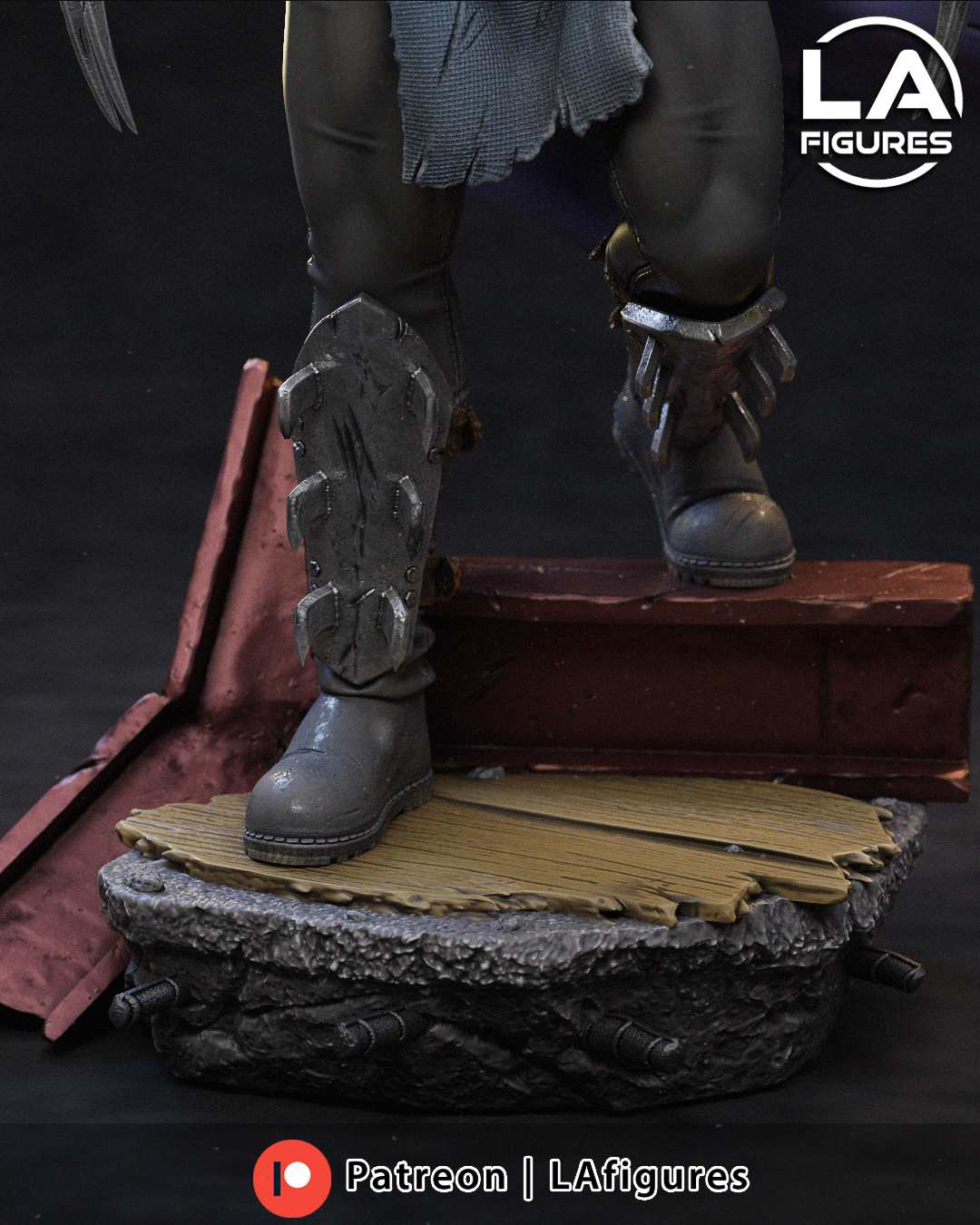 Shredder (TMNT) Statue - Fan Art 10 Scale (222mm) 3D Print Kit