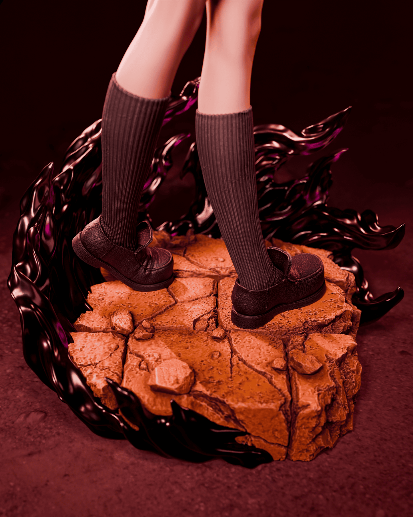 Akame (Akame ga Kill!) - 3D Printed Model Kit - 1:6 scale (Fan Art)