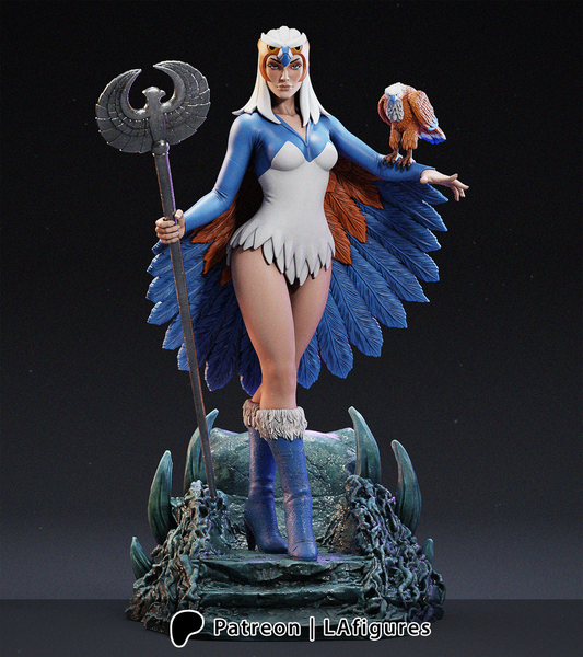 Sorceress Statue - 1:10 - 3D Print Fan Art Model Kit