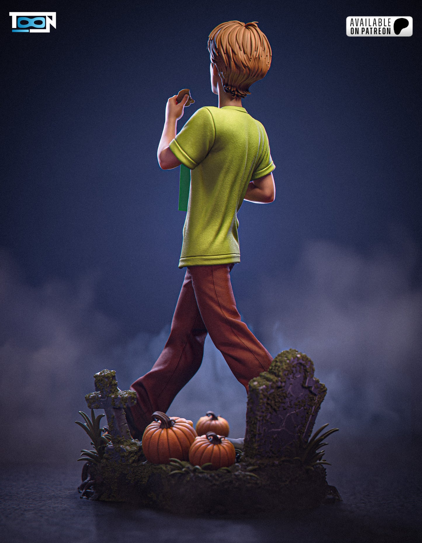 Shaggy - Scooby Doo - 6 Scale 3D Printed Statue Model Kit