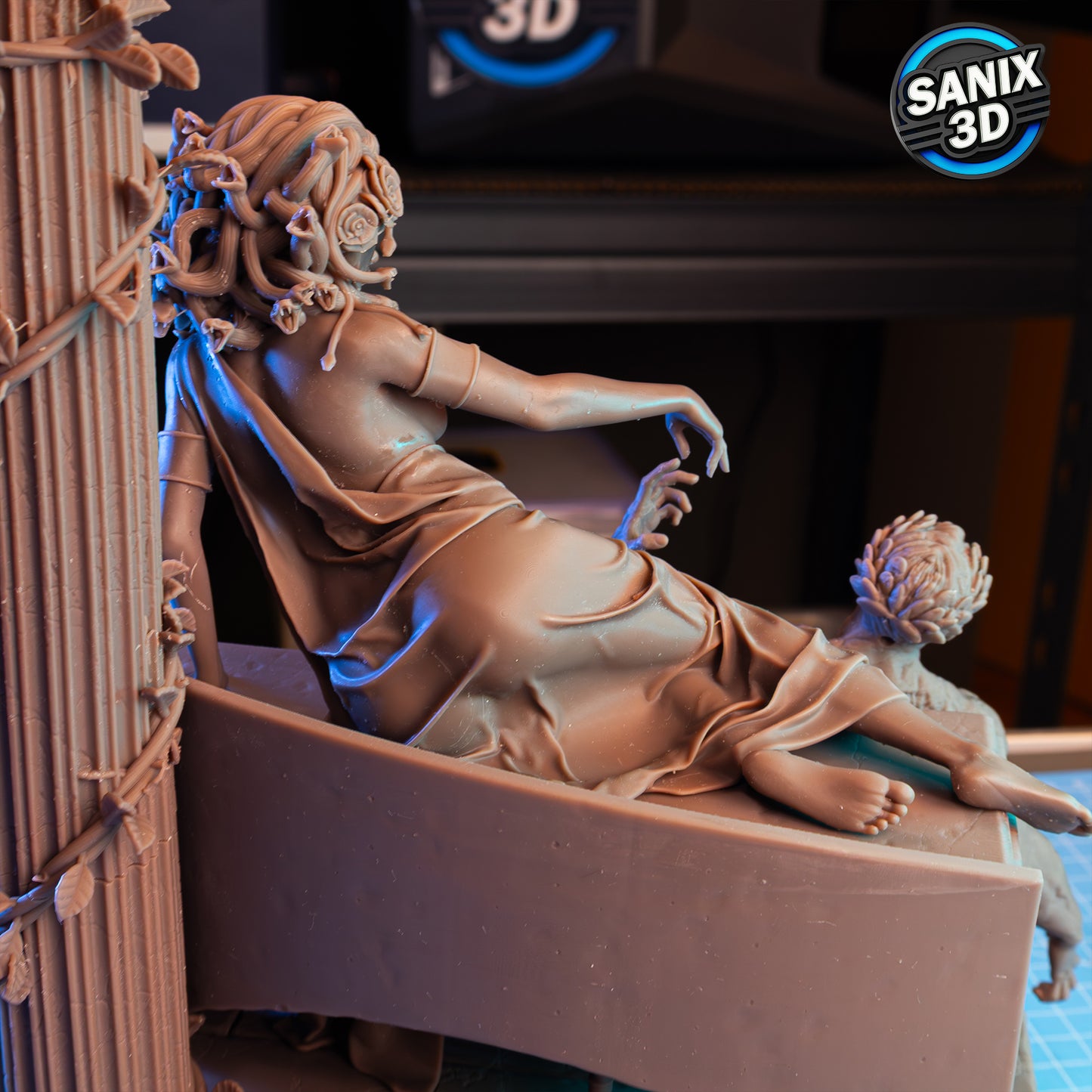 Medusa - 3D Printed Model Statue Kit - 8 Scale