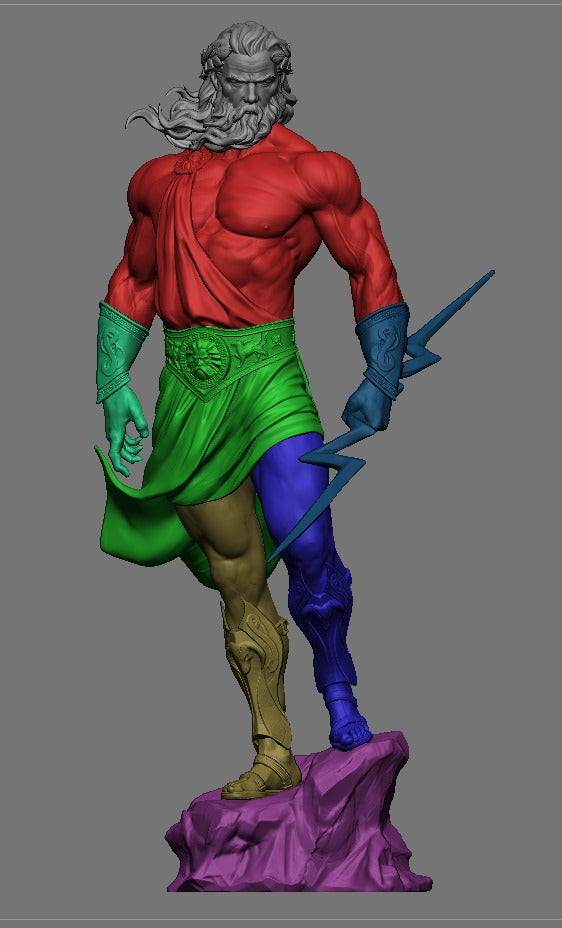 Zeus - 3D Print Statue