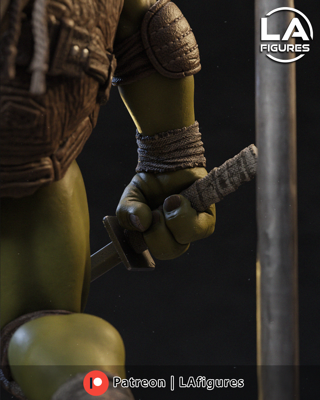 Leonardo (TMNT) Statue - Fan Art 10 Scale (210mm) 3D Print Kit