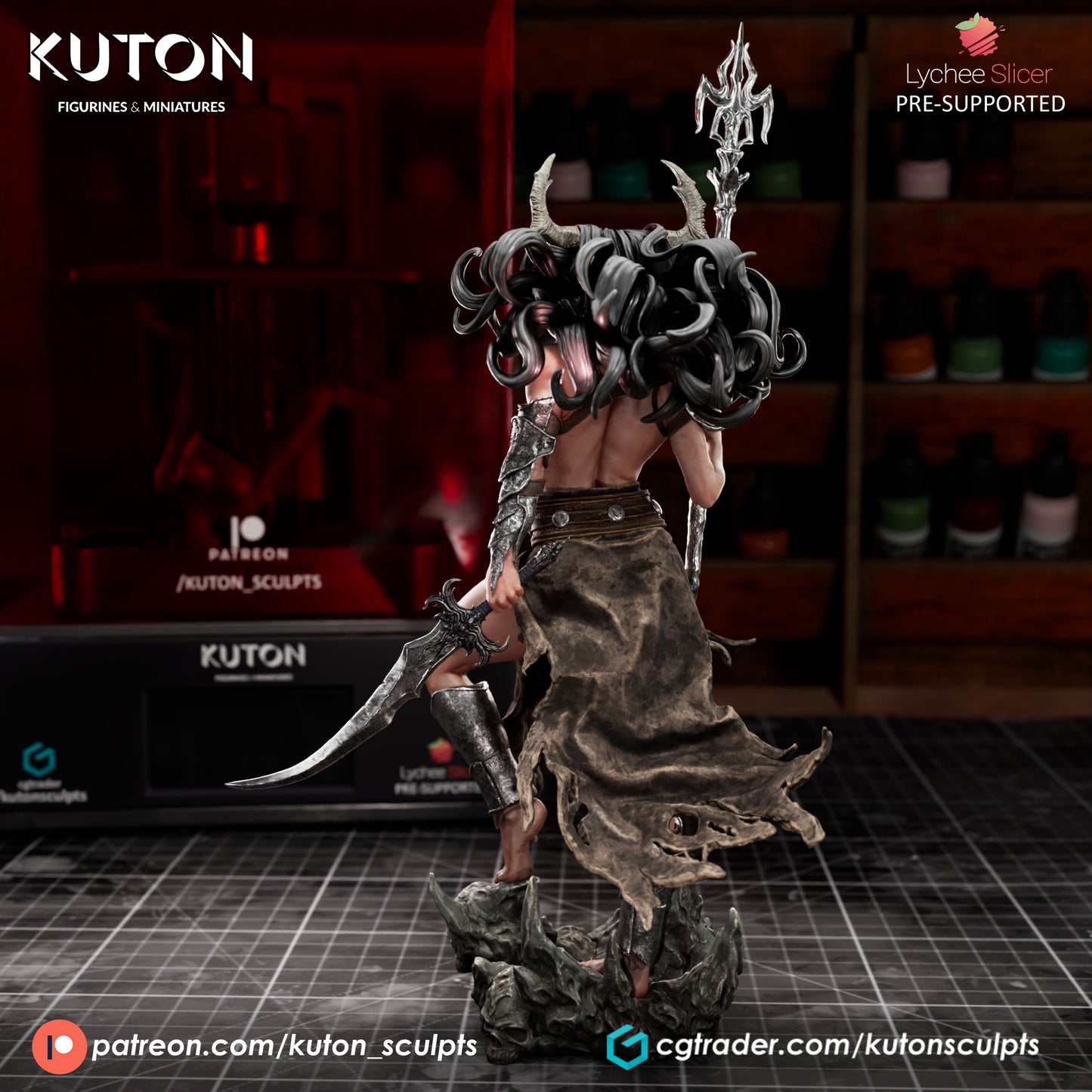 Vexoria - 3D Printed Model Kit - 1:10 Scale