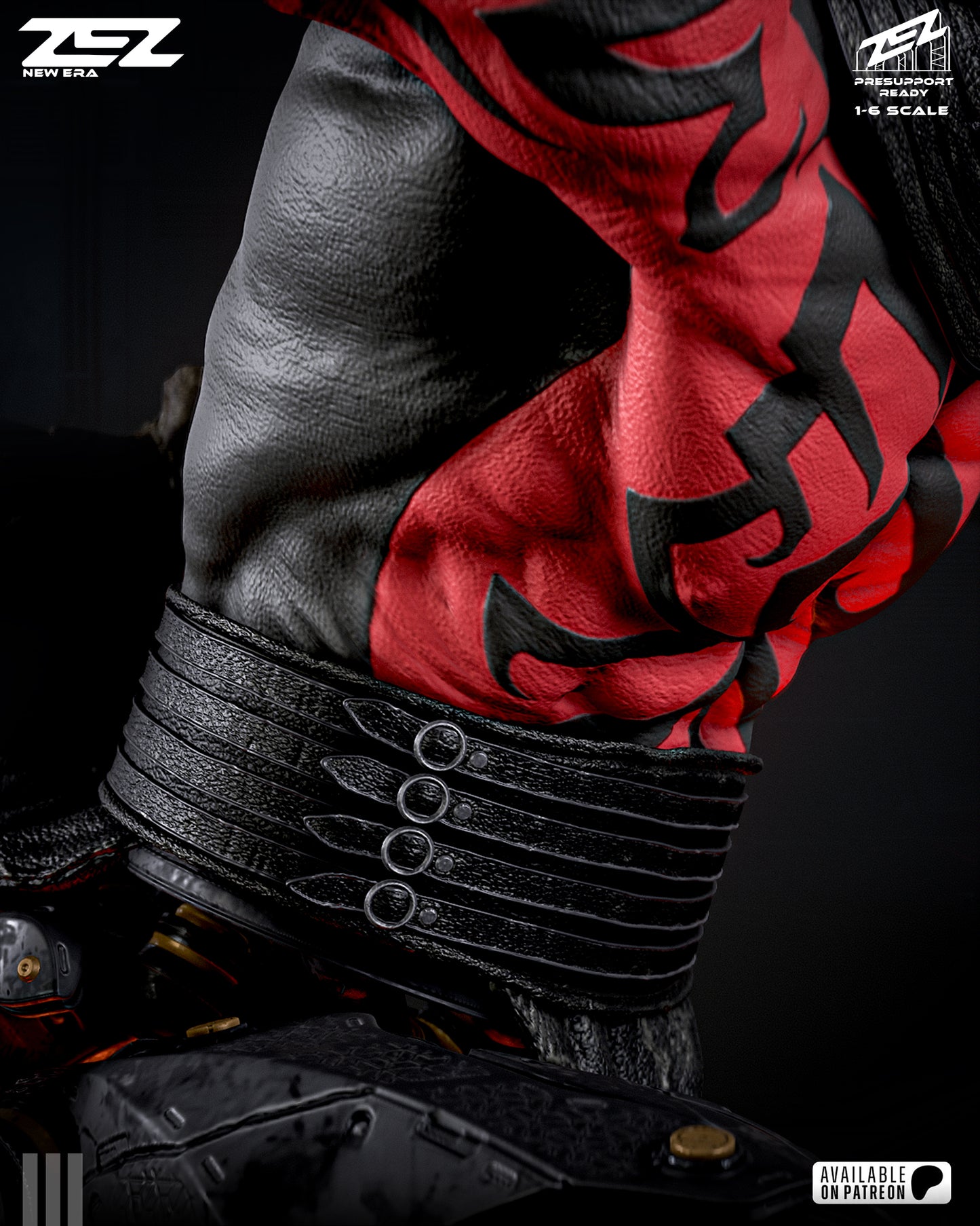 Darth Maul - 3D Printed Statue / Bust model kit 6 scale