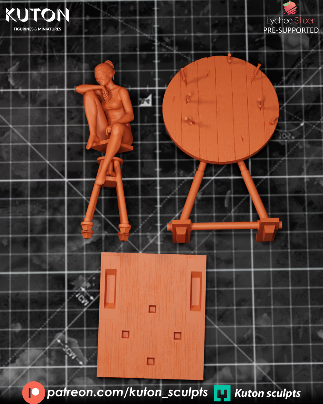 Blind Trust-  3D Printed Model Kit - 1:10 Scale