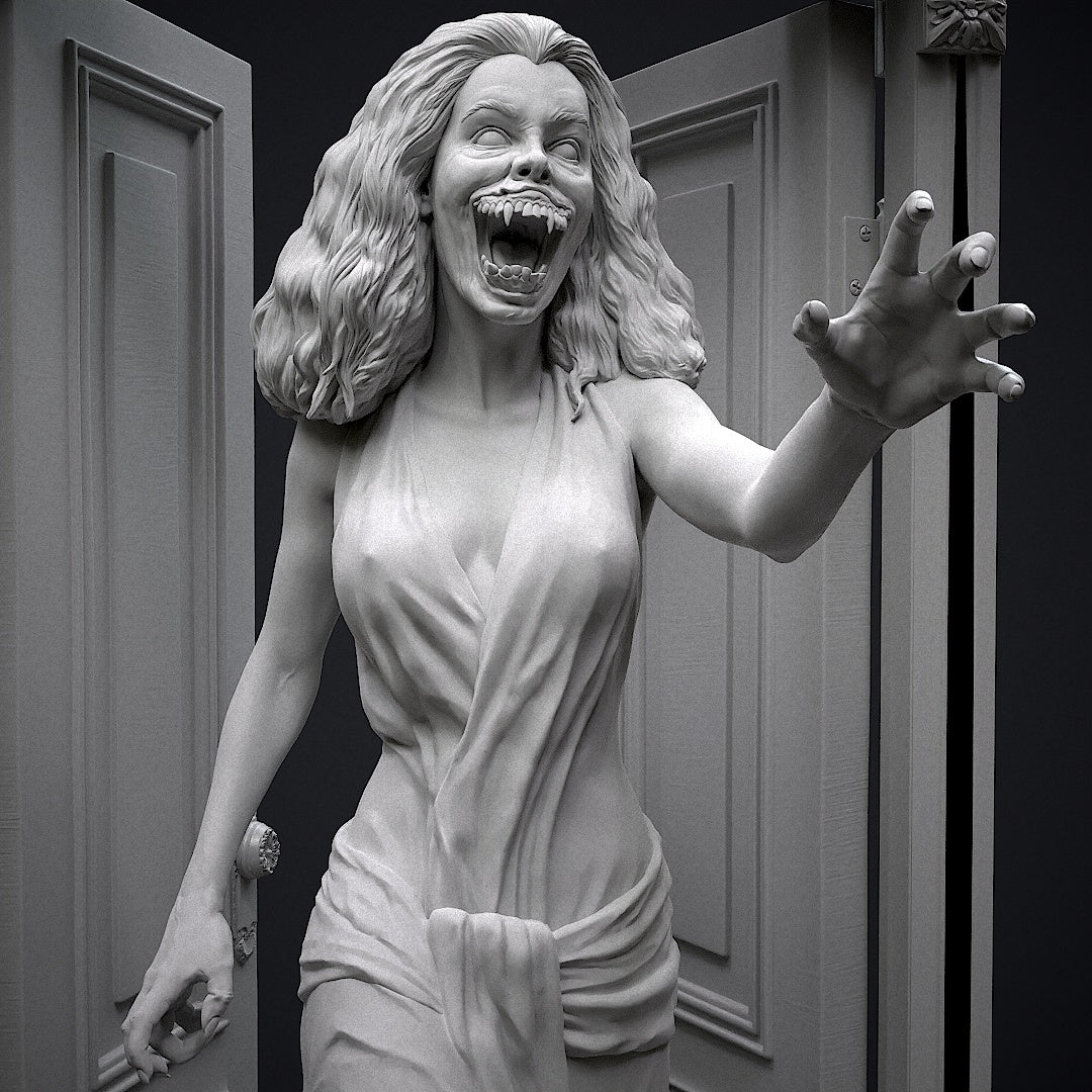 Amy Peterson - 3D Printed Statue Model kit - 290mm