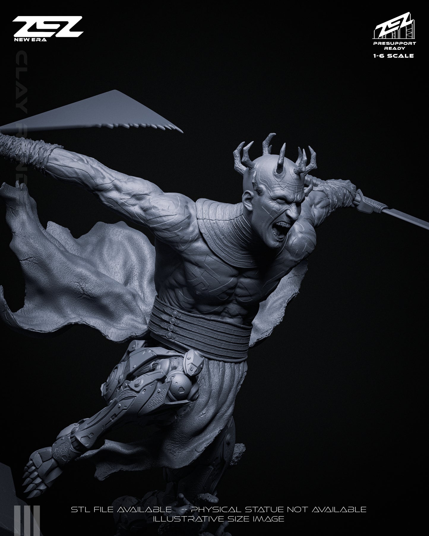 Darth Maul - 3D Printed Statue / Bust model kit 6 scale