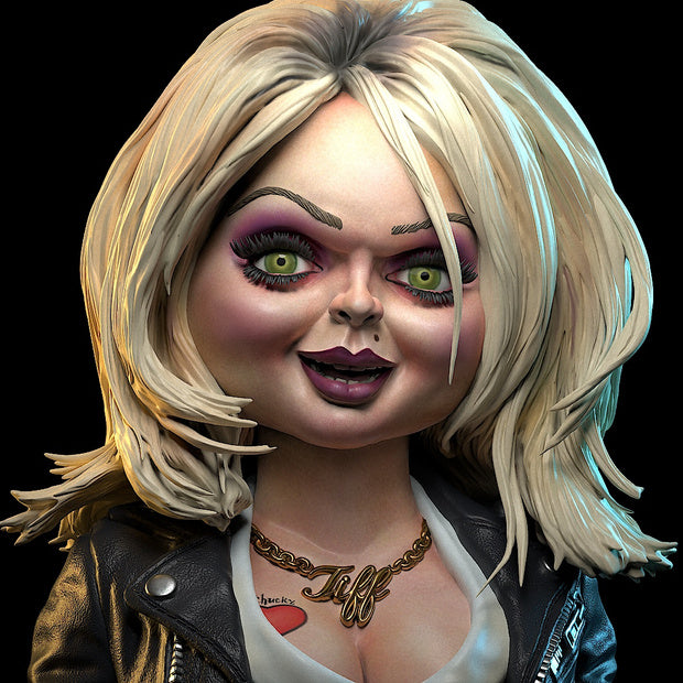 Tiffany - Bride of Chucky - 3D Printed Statue / Bust Model Kit