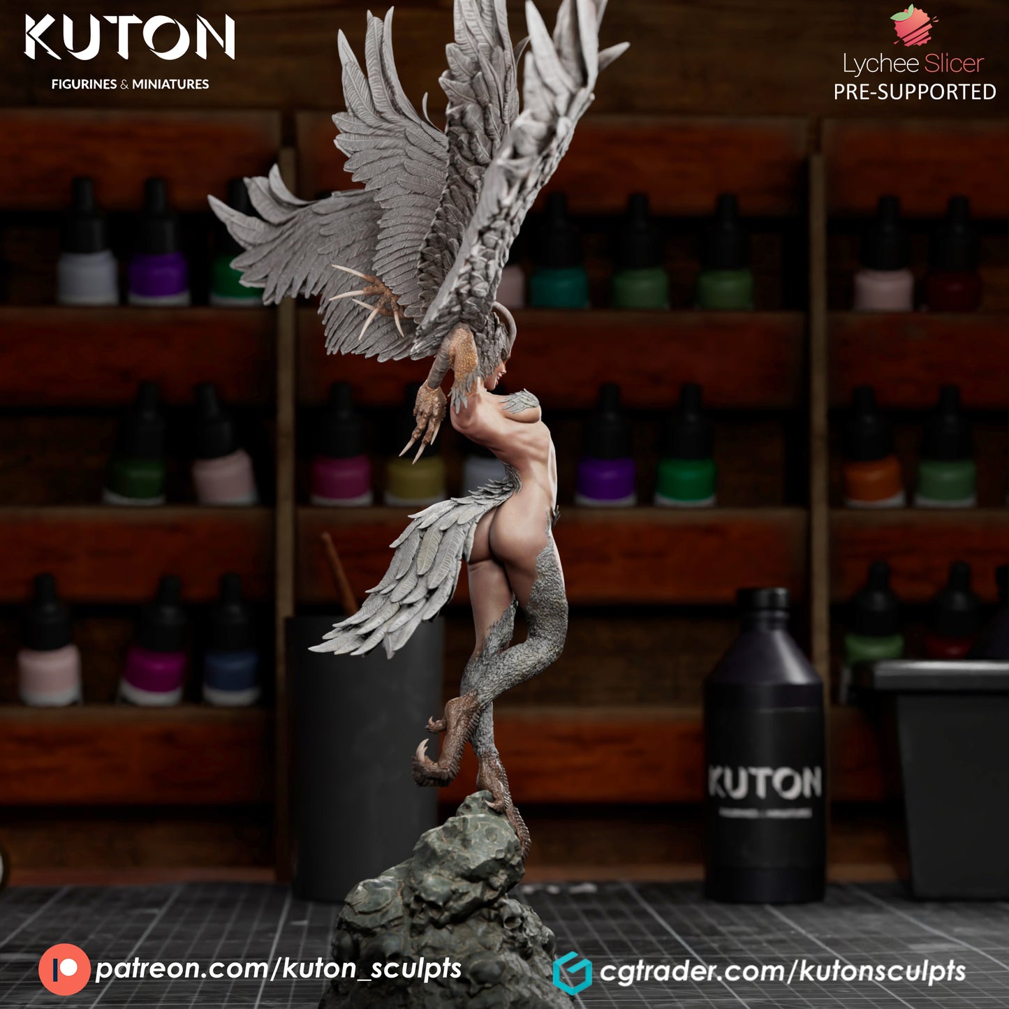 Serine Statue - 1/11 scale - 3D Print Kit