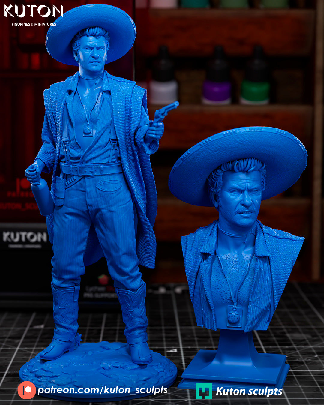 The Ugly Tuco Ramirez - The Good The Bad and The Ugly - 3D Printed Model Kit