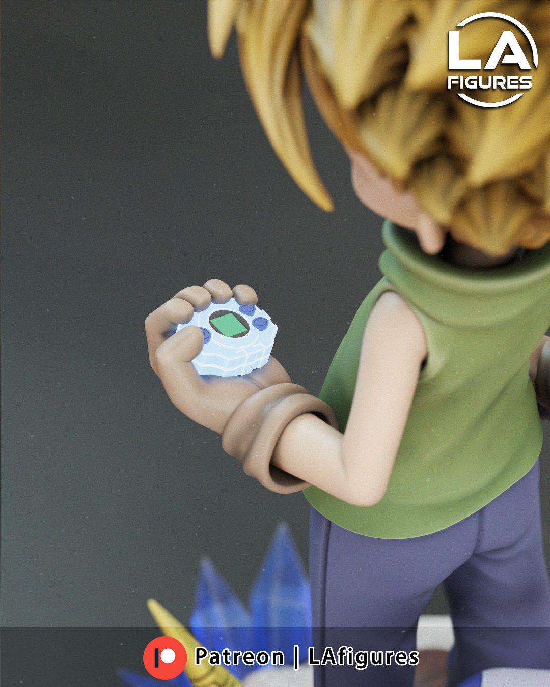 Matt and Gabumon (Digimon) Statue - 187mm - 3D Print Fan Art