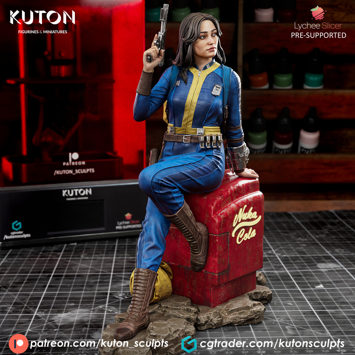 Fallout - Lucy MacLean - 3D Printed Fan Art (Kuton) – ModelShack