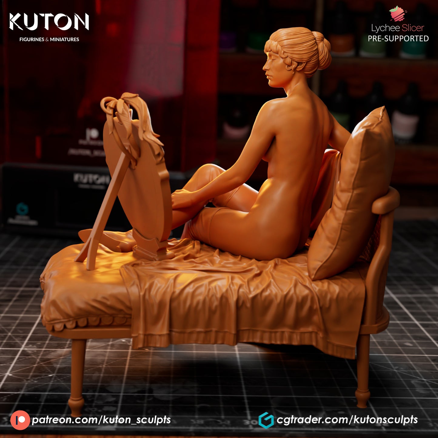 La Toilette par lampe - 3D Printed Model Kit