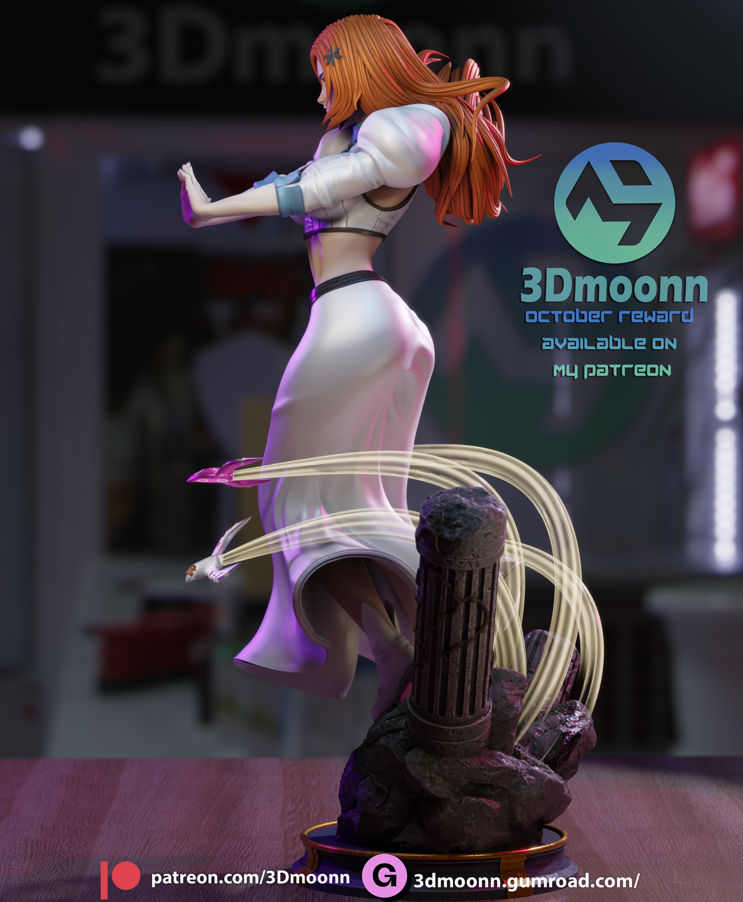 Orihime Inoue (Bleach) - 3d Printed 1:6 model kit