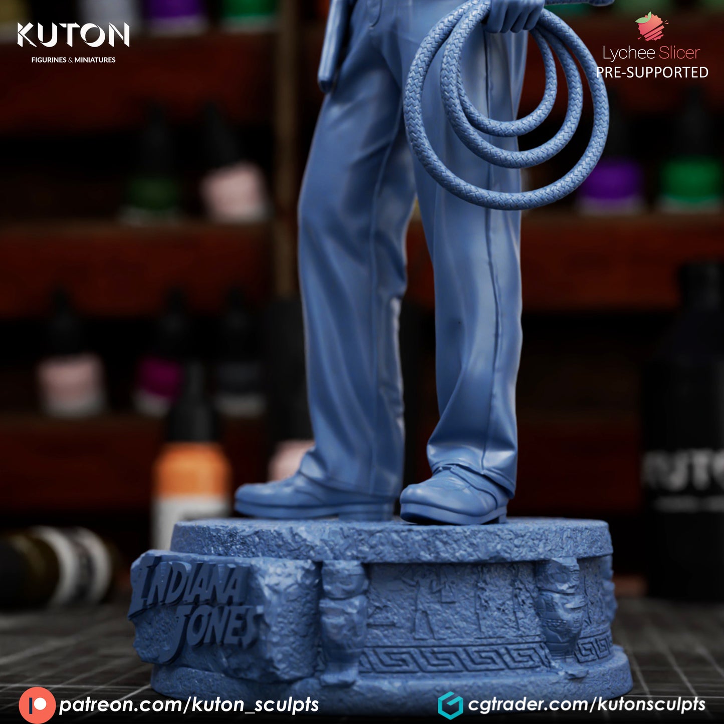 Indiana Jones  3D Printed model - Various Scales - Fan Art