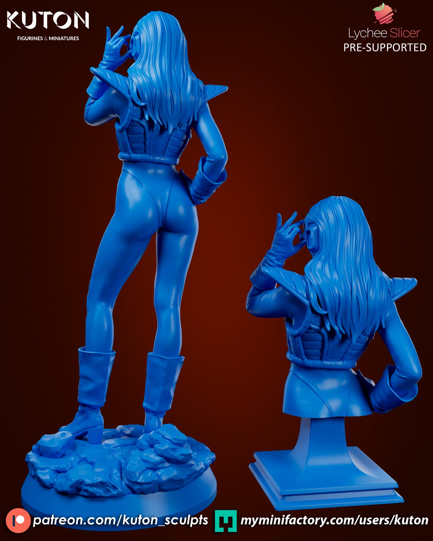 Razella (Raditz DBZ) - 3D Printed Model Kit