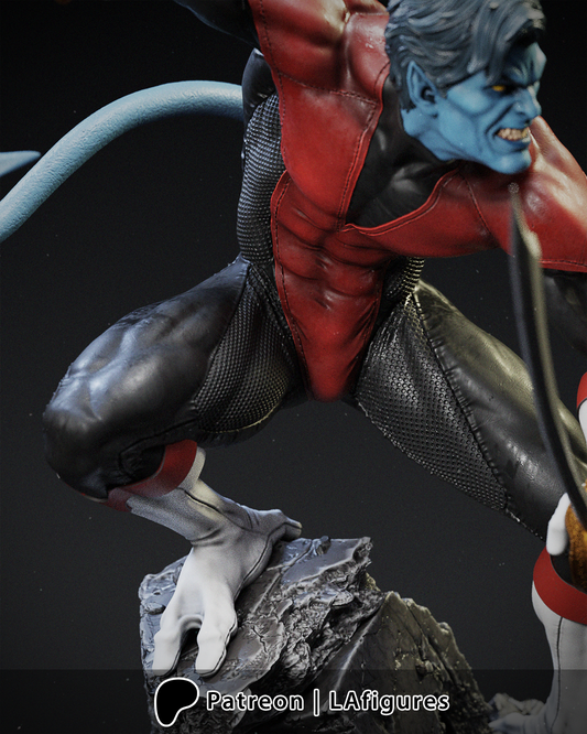 Nightcrawler (X-Men) 3D Print Fan Art - 10 Scale - LA Figures