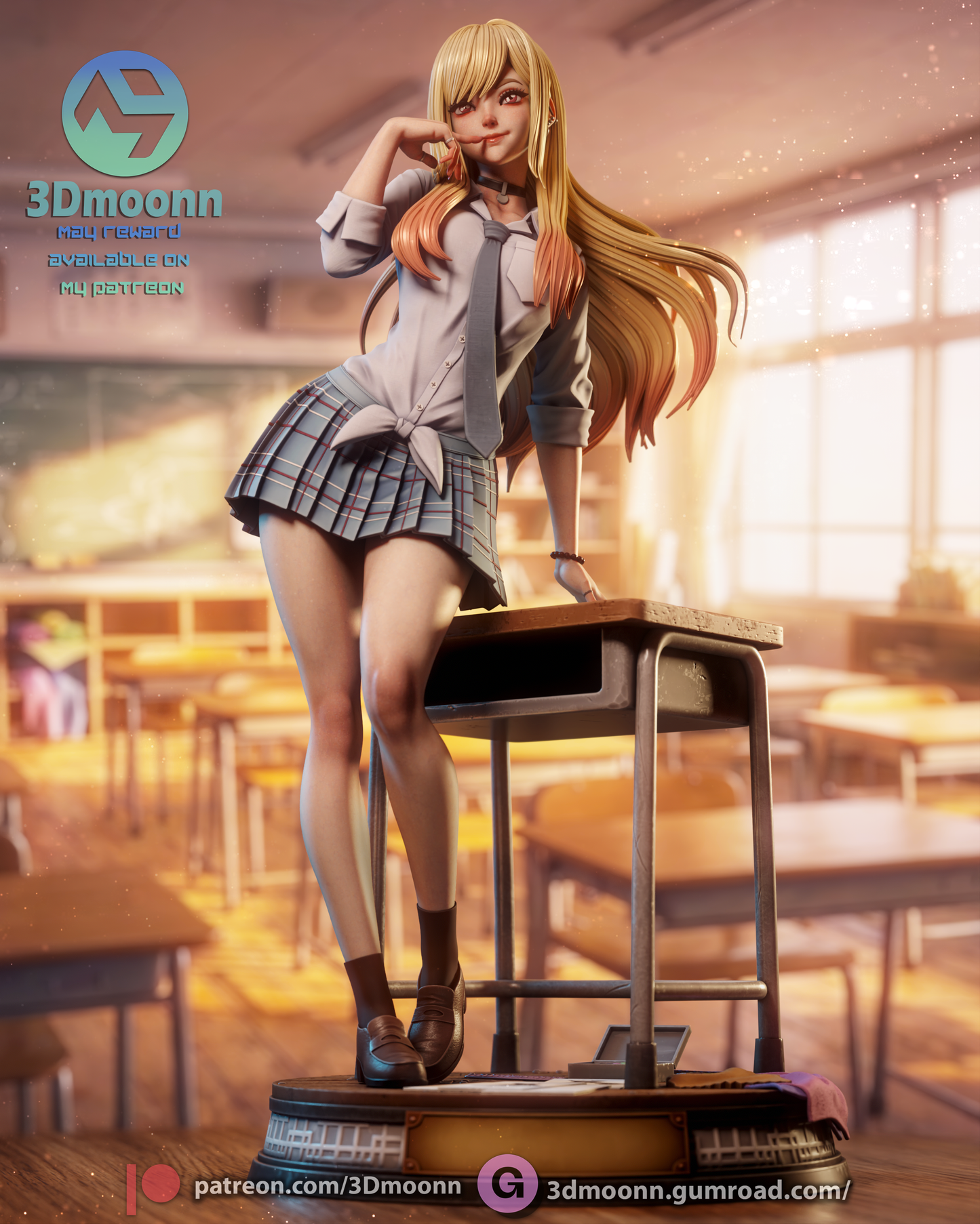 Marin Kitagawa (My Dress-Up Darling) - 3d Printed model kit (Fan Art)