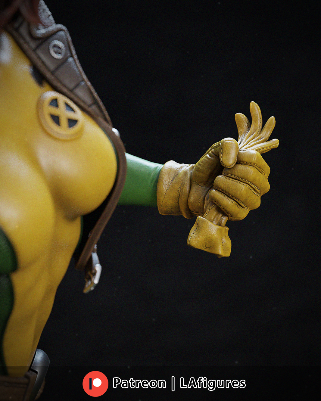 Rogue (X-Men) Statue - Fan Art 10 or 12 scale 213mm - 3D Print