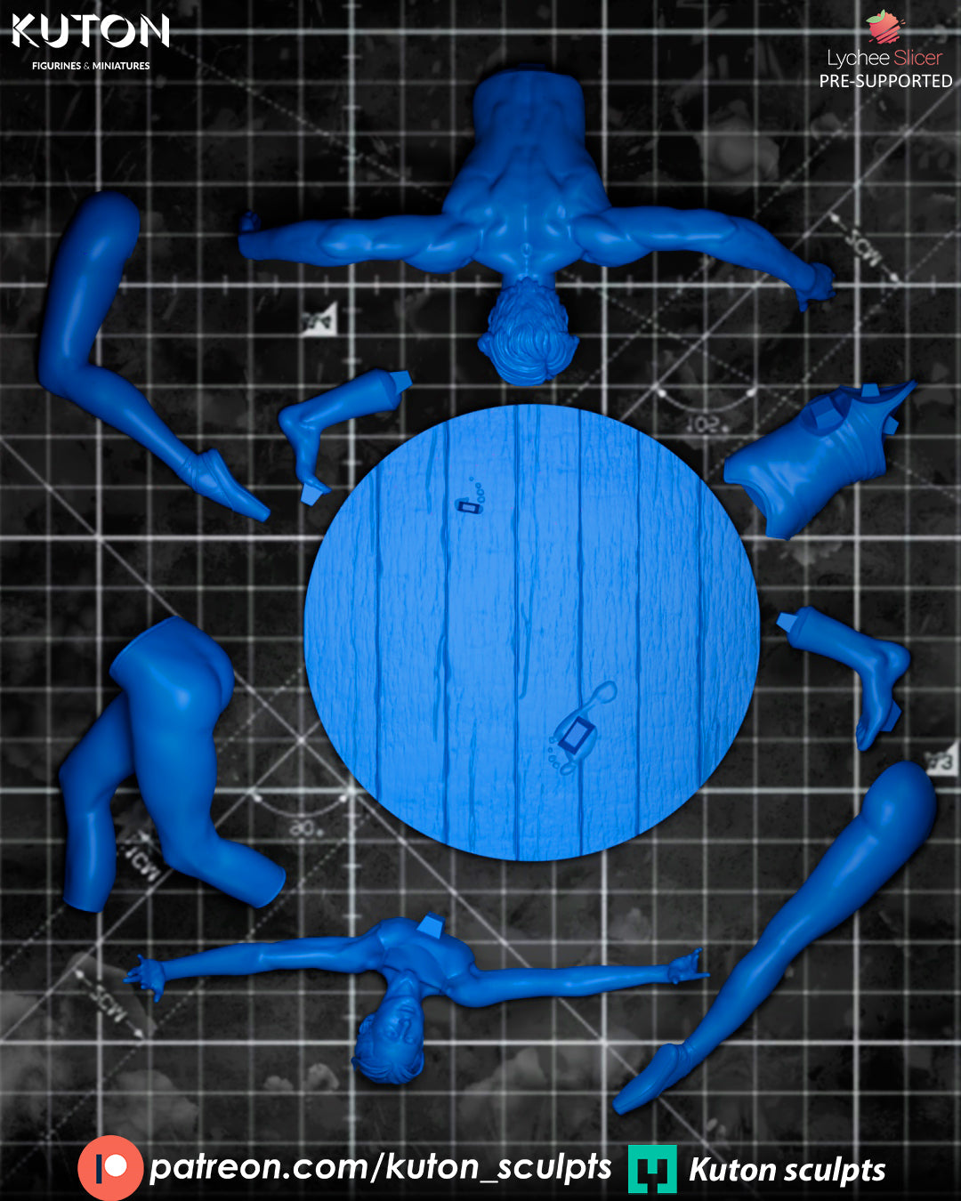 Body Composition (Skin Tone Practice) - 3D Printed Model Kit